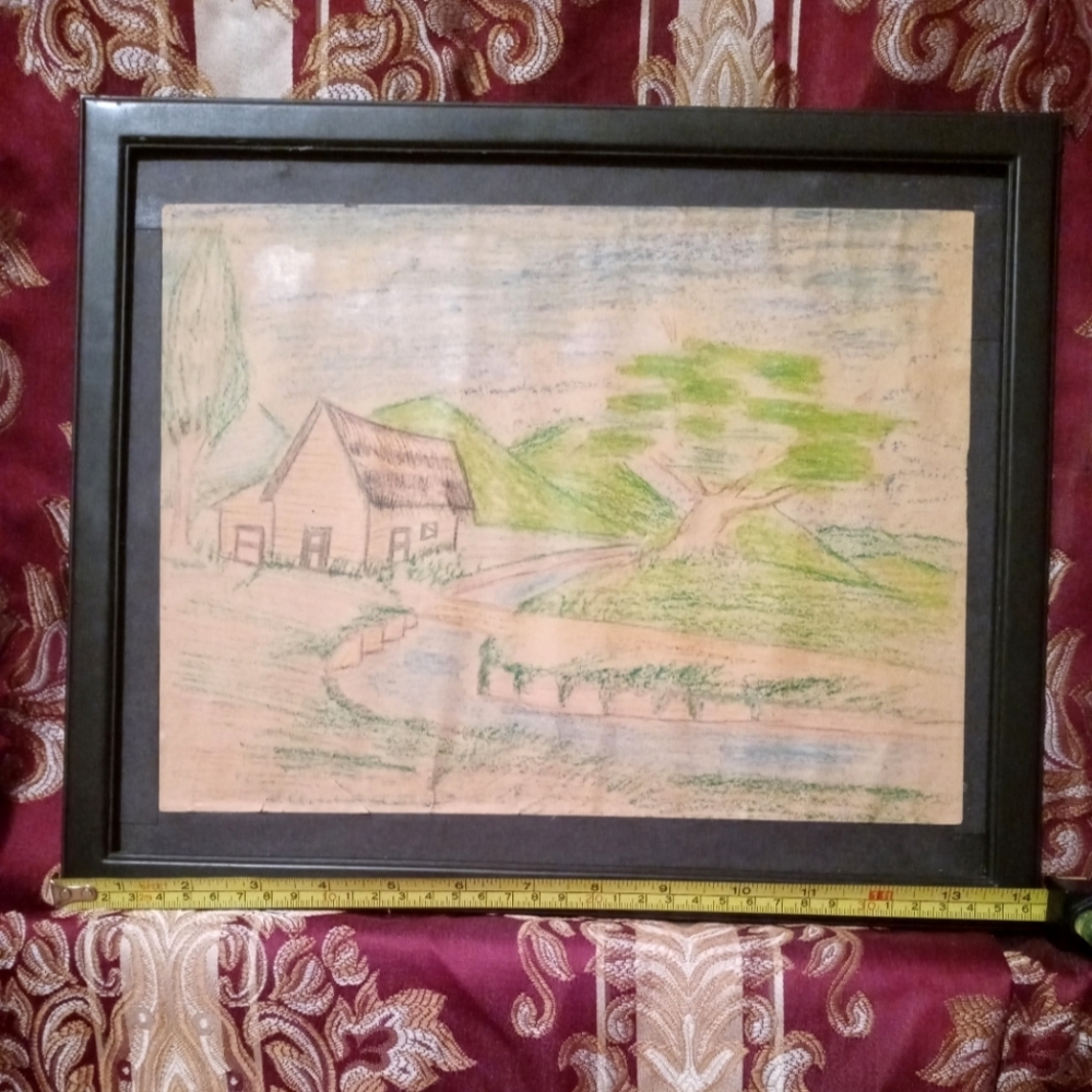 Hand drawn/painted wall art - Picture 2 of 3